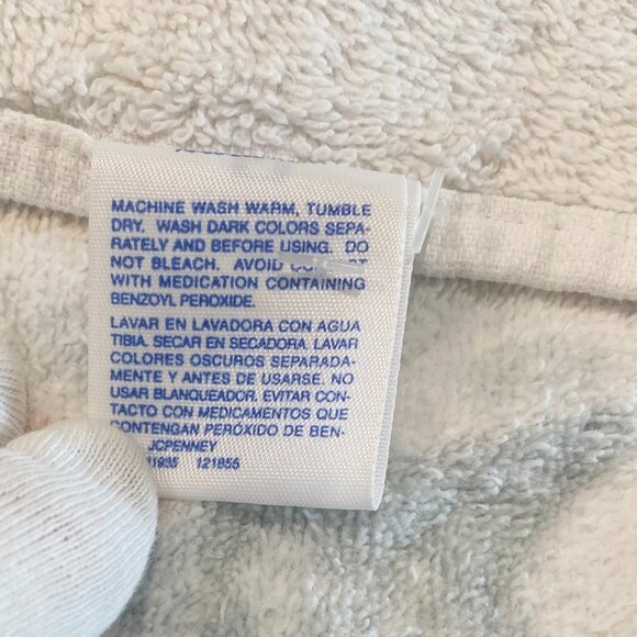 Vintage JCPenney Collection Bath Towel & 2 Hand Towels Coastal Beachy - Picture 6 of 10